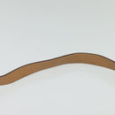 CELINE Macadam Canvas Shoulder Bag PVC Leather Brown Gold Auth ep10815-8