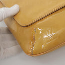 LOUIS VUITTON Monogram Vernis Thompson Street Bag Beige M91301 LV Auth ep10819-14