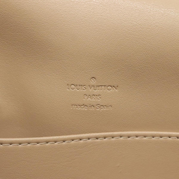 LOUIS VUITTON Monogram Vernis Thompson Street Bag Beige M91301 LV Auth ep10819