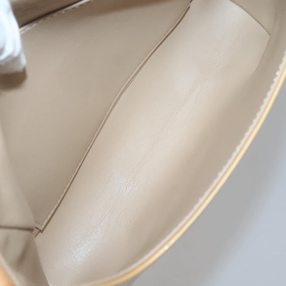 LOUIS VUITTON Monogram Vernis Thompson Street Bag Beige M91301 LV Auth ep10819