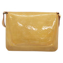 LOUIS VUITTON Monogram Vernis Thompson Street Bag Beige M91301 LV Auth ep10819-2