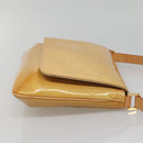 LOUIS VUITTON Monogram Vernis Thompson Street Bag Beige M91301 LV Auth ep10819-4