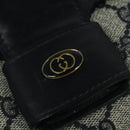 GUCCI GG Supreme Shoulder Bag PVC Navy Gold Auth ep10820-14