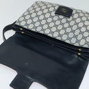 GUCCI GG Supreme Shoulder Bag PVC Navy Gold Auth ep10820-15
