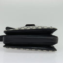 GUCCI GG Supreme Shoulder Bag PVC Navy Gold Auth ep10820-9