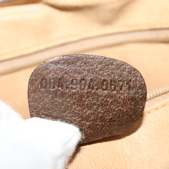 GUCCI GG Supreme Shoulder Bag PVC Beige Gold 004 904 0671 Auth ep10822