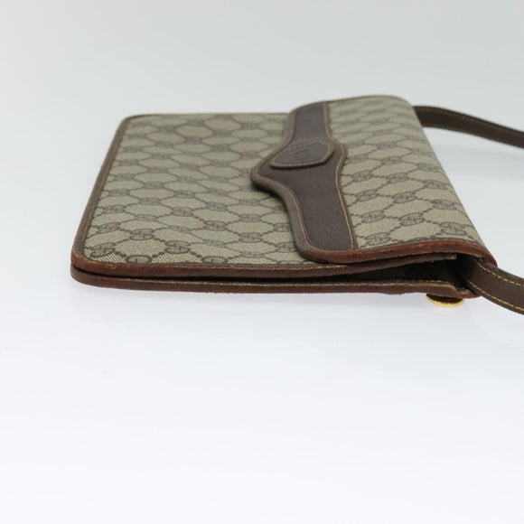 GUCCI GG Supreme Shoulder Bag PVC Beige Gold 004 904 0671 Auth ep10822