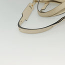 LOEWE Anagram Tote Bag Leather 2way White Gold Auth ep10824-9