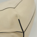 LOEWE Anagram Tote Bag Leather 2way White Gold Auth ep10824-16