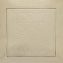 LOEWE Anagram Tote Bag Leather 2way White Gold Auth ep10824-20