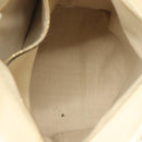 LOEWE Anagram Tote Bag Leather 2way White Gold Auth ep10824-11