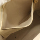 LOEWE Anagram Tote Bag Leather 2way White Gold Auth ep10824-23