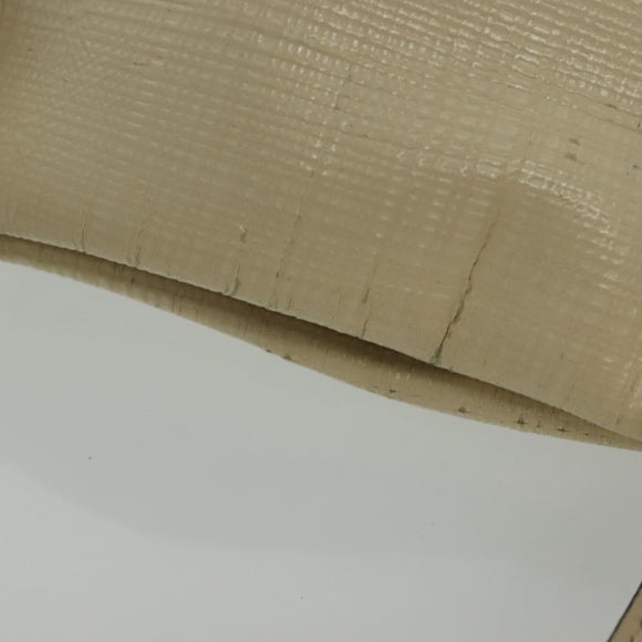 LOEWE Anagram Tote Bag Leather 2way White Gold Auth ep10824