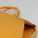 LOUIS VUITTON Epi Sac Triangle Hand Bag Yellow M52099 LV Auth ep10828-15