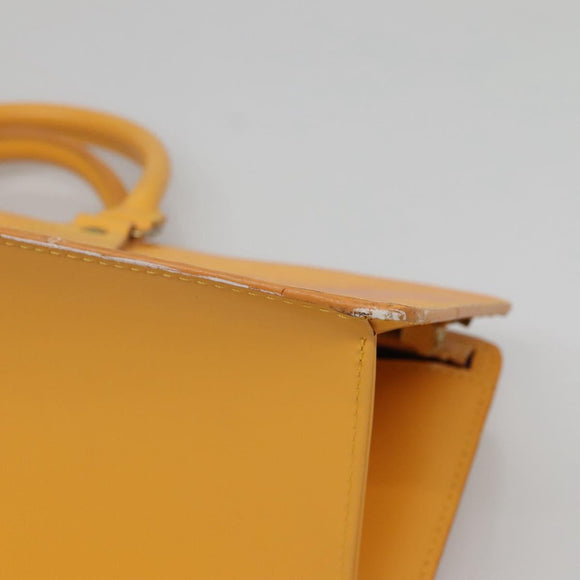 LOUIS VUITTON Epi Sac Triangle Hand Bag Yellow M52099 LV Auth ep10828