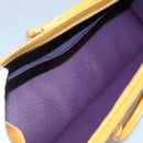 LOUIS VUITTON Epi Sac Triangle Hand Bag Yellow M52099 LV Auth ep10828-10