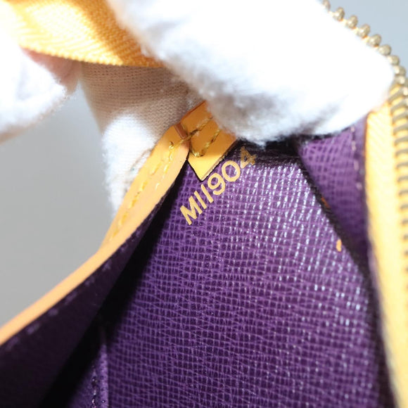 LOUIS VUITTON Epi Sac Triangle Hand Bag Yellow M52099 LV Auth ep10828