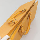 LOUIS VUITTON Epi Sac Triangle Hand Bag Yellow M52099 LV Auth ep10828-6