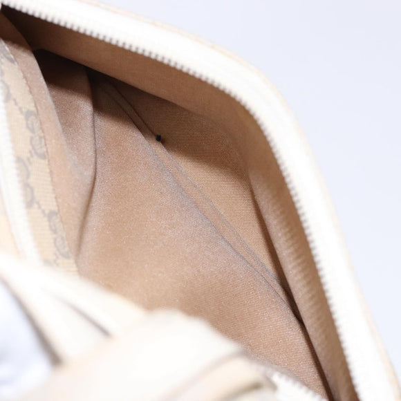 GUCCI GG Canvas Hand Bag Beige 002 1079 Auth ep10836