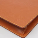 LOUIS VUITTON Epi Pochette Homme Bag Brown Zipangu Gold M52528 LV Auth ep10838-15