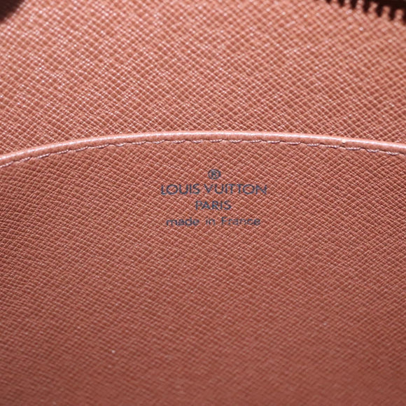 LOUIS VUITTON Epi Pochette Homme Bag Brown Zipangu Gold M52528 LV Auth ep10838