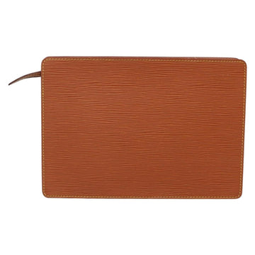 LOUIS VUITTON Epi Pochette Homme Bag Brown Zipangu Gold M52528 LV Auth ep10838 - 0