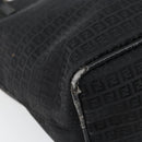 FENDI Zucchino Canvas Hand Bag Black Auth ep10842-14