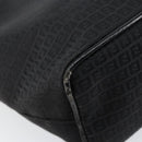 FENDI Zucchino Canvas Hand Bag Black Auth ep10842-16