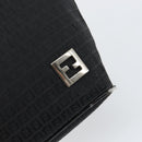 FENDI Zucchino Canvas Hand Bag Black Auth ep10842-17