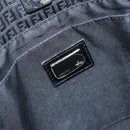 FENDI Zucchino Canvas Hand Bag Black Auth ep10842-18