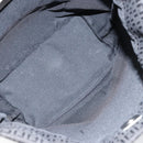 FENDI Zucchino Canvas Hand Bag Black Auth ep10842-11