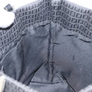 FENDI Zucchino Canvas Hand Bag Black Auth ep10842-19