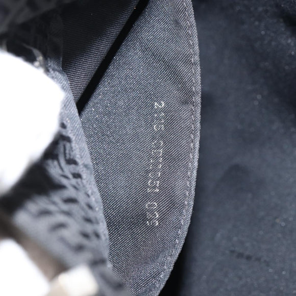 FENDI Zucchino Canvas Hand Bag Black Auth ep10842