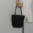 FENDI Zucchino Canvas Hand Bag Black Auth ep10842-22