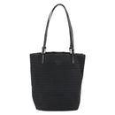 FENDI Zucchino Canvas Hand Bag Black Auth ep10842-2