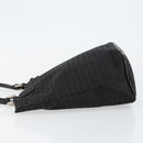 FENDI Zucchino Canvas Hand Bag Black Auth ep10842-4