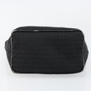 FENDI Zucchino Canvas Hand Bag Black Auth ep10842-5