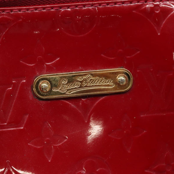 LOUIS VUITTON Vernis Bellview GM Hand Bag Pomme D'amour M93587 LV Auth ep10843