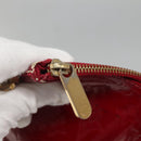 LOUIS VUITTON Vernis Bellview GM Hand Bag Pomme D'amour M93587 LV Auth ep10843-10