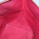 LOUIS VUITTON Vernis Bellview GM Hand Bag Pomme D'amour M93587 LV Auth ep10843-19