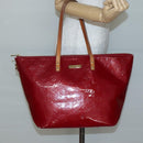 LOUIS VUITTON Vernis Bellview GM Hand Bag Pomme D'amour M93587 LV Auth ep10843-22