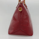 LOUIS VUITTON Vernis Bellview GM Hand Bag Pomme D'amour M93587 LV Auth ep10843-3