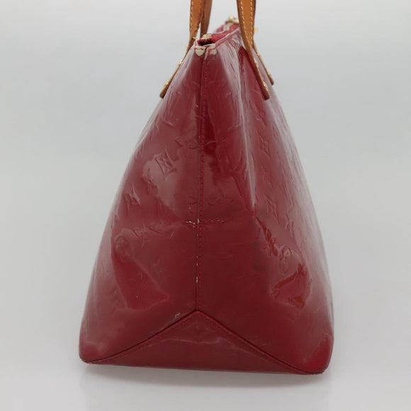 LOUIS VUITTON Vernis Bellview GM Hand Bag Pomme D'amour M93587 LV Auth ep10843