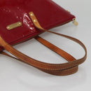 LOUIS VUITTON Vernis Bellview GM Hand Bag Pomme D'amour M93587 LV Auth ep10843-7