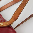 LOUIS VUITTON Vernis Bellview GM Hand Bag Pomme D'amour M93587 LV Auth ep10843-8