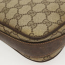 GUCCI GG Supreme Shoulder Bag PVC Beige Gold Auth ep10845-17