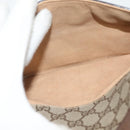 GUCCI GG Supreme Shoulder Bag PVC Beige Gold Auth ep10845-22