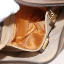 GUCCI GG Supreme Shoulder Bag PVC Beige Gold Auth ep10845-11