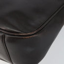 GUCCI Bamboo Hand Bag Leather 2way Brown Gold 001 3444 1638 Auth ep10847-16