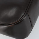 GUCCI Bamboo Hand Bag Leather 2way Brown Gold 001 3444 1638 Auth ep10847-17